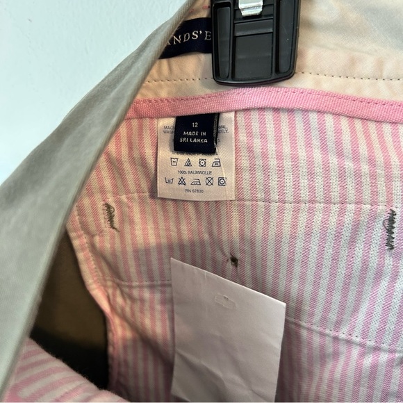 Women’s size 12 Lands End army green summer shorts. Pockets NWT. Preppy look. - Picture 5 of 9